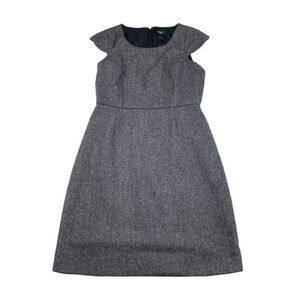 J. Crew Suiting Tweed Wool Blend Dress 6